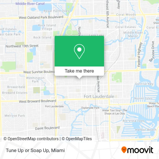 Tune Up or Soap Up map