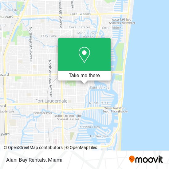 Alani Bay Rentals map