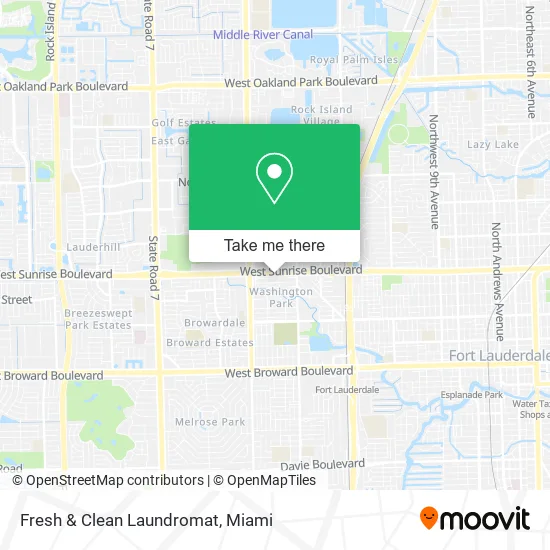 Fresh & Clean Laundromat map