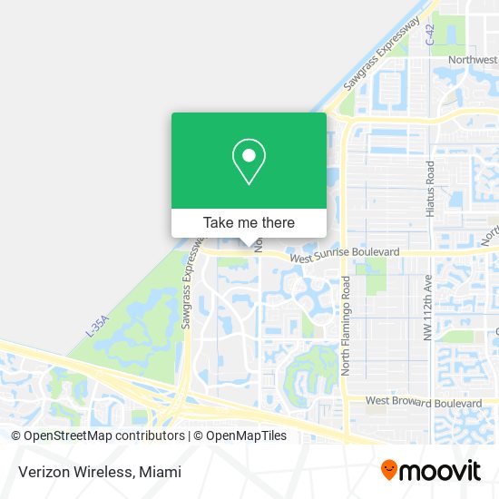 Verizon Wireless map