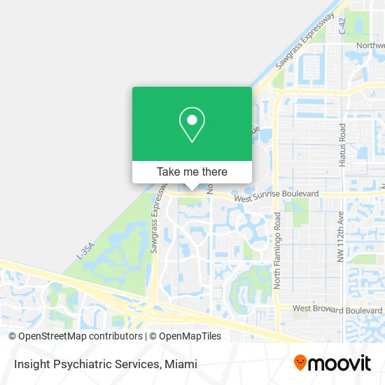 Insight Psychiatric Services map