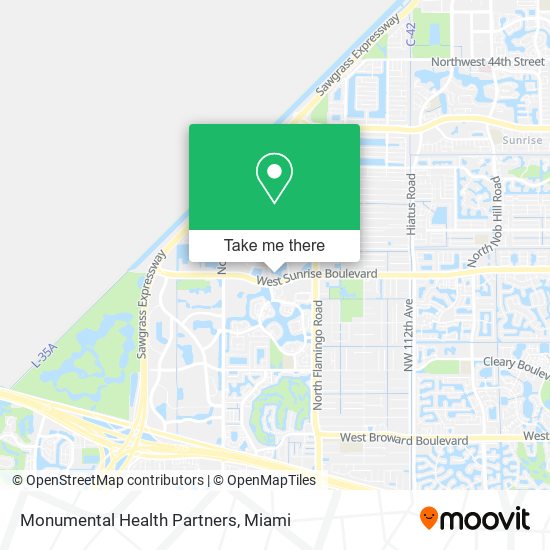 Monumental Health Partners map