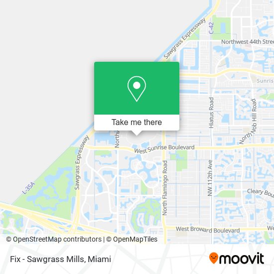 Mapa de Fix - Sawgrass Mills