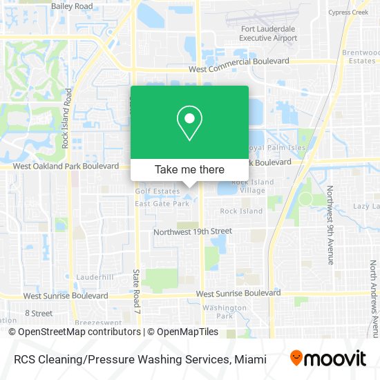 RCS Cleaning / Pressure Washing Services map