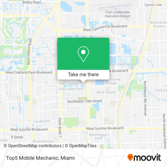 Top5 Mobile Mechanic map