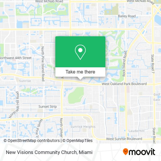 New Visions Community Church map