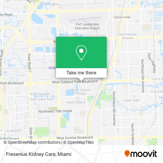 Mapa de Fresenius Kidney Care