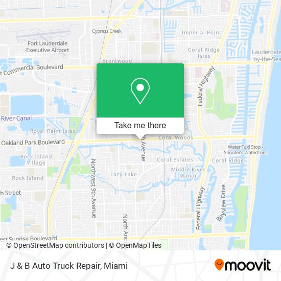 J & B Auto Truck Repair map