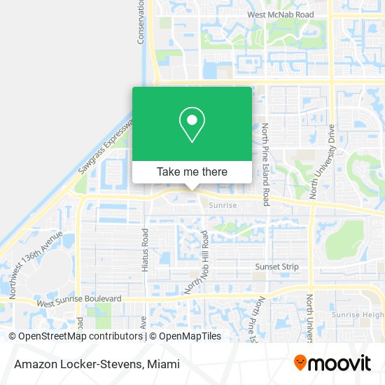 Amazon Locker-Stevens map