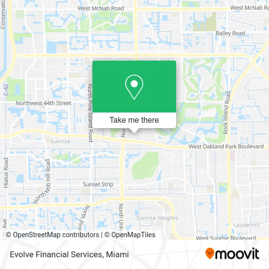 Evolve Financial Services map
