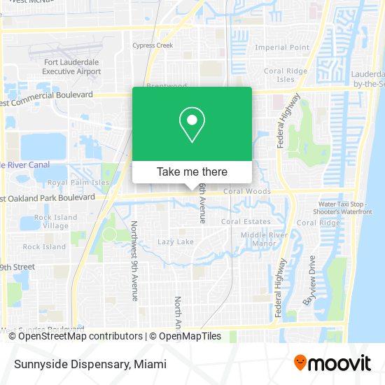 Mapa de Sunnyside Dispensary