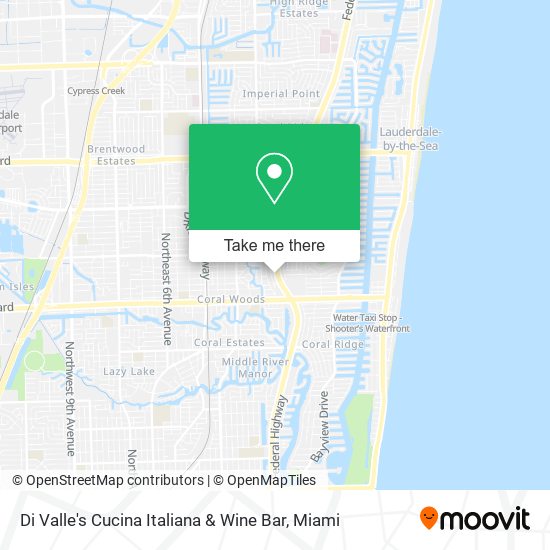 Di Valle's Cucina Italiana & Wine Bar map