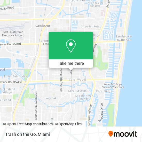 Trash on the Go map