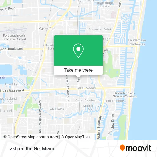 Trash on the Go map