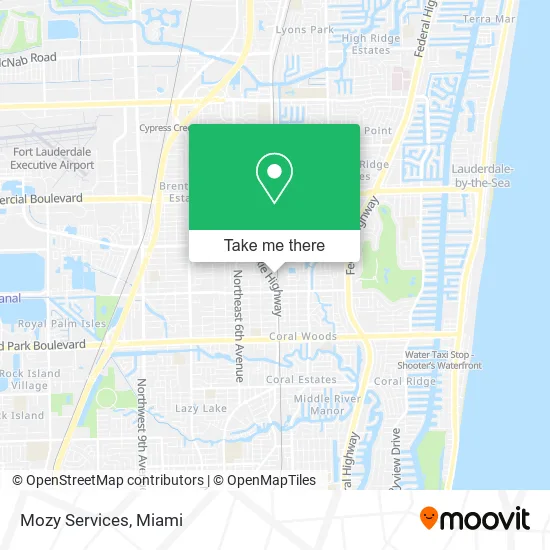 Mozy Services map