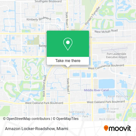 Amazon Locker-Roadshow map