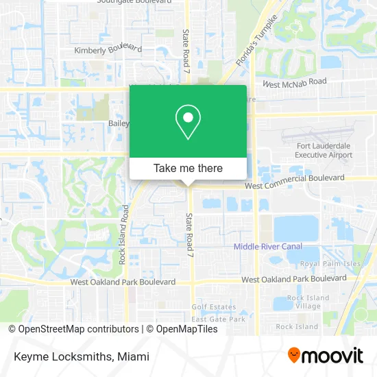 Keyme Locksmiths map