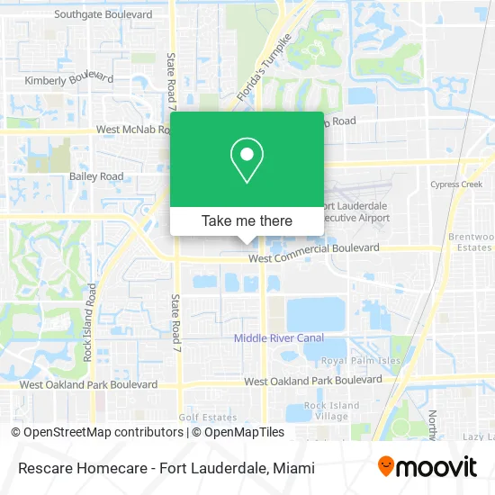 Rescare Homecare - Fort Lauderdale map