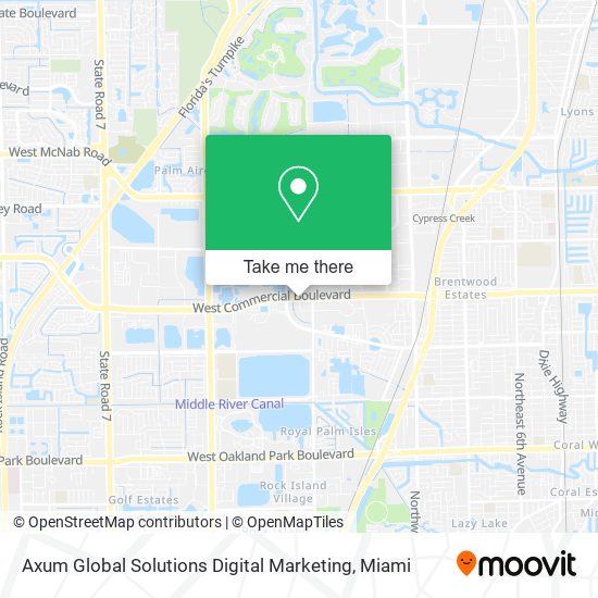 Mapa de Axum Global Solutions Digital Marketing