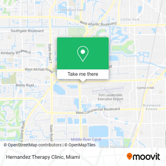 Mapa de Hernandez Therapy Clinic