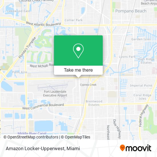 Mapa de Amazon Locker-Upperwest