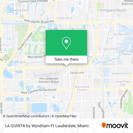 LA QUINTA by Wyndham-Ft Lauderdale map