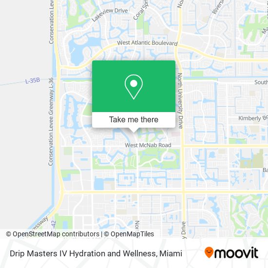 Drip Masters IV Hydration and Wellness map