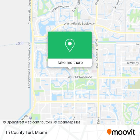 Tri County Turf map