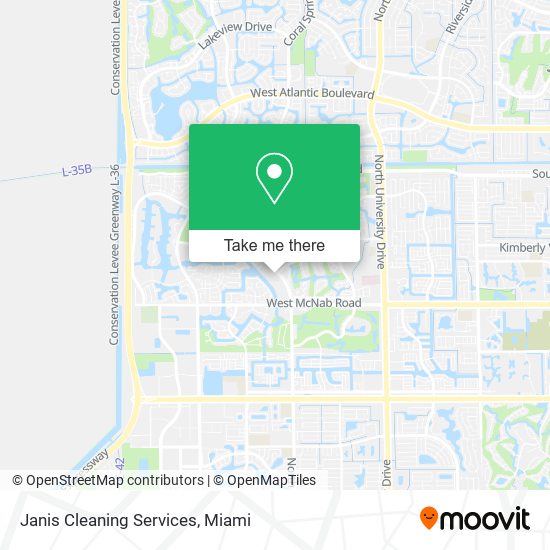 Mapa de Janis Cleaning Services