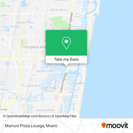 Martoni Pizza Lounge map