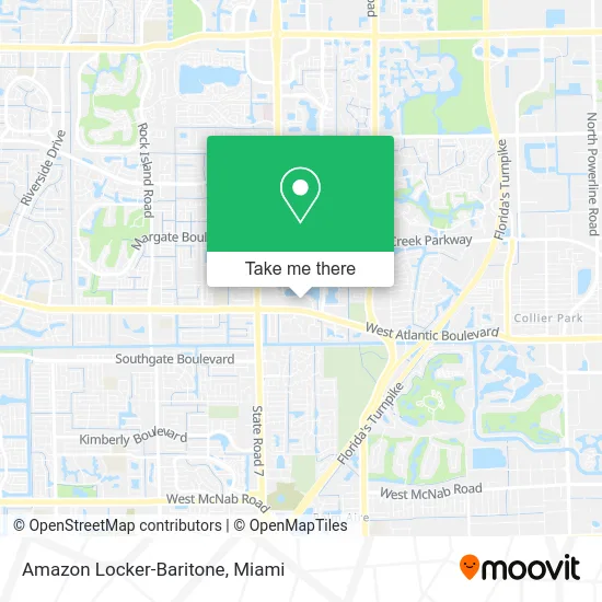 Amazon Locker-Baritone map