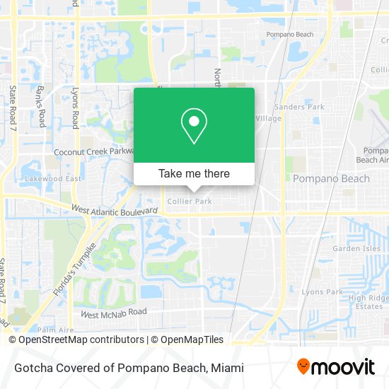 Gotcha Covered of Pompano Beach map