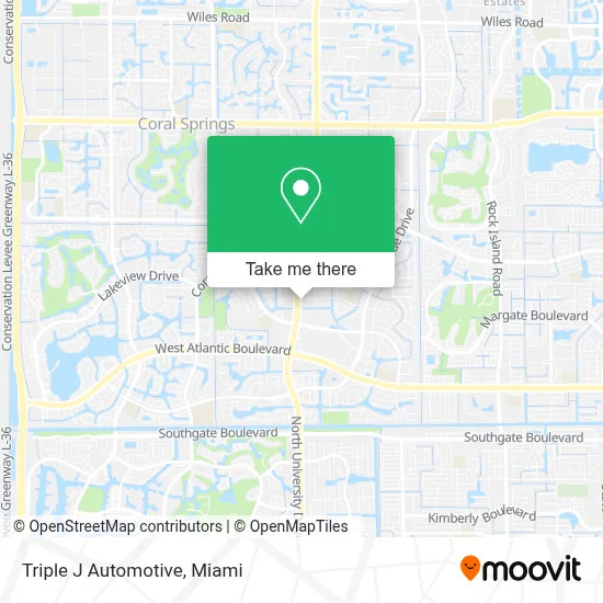 Triple J Automotive map