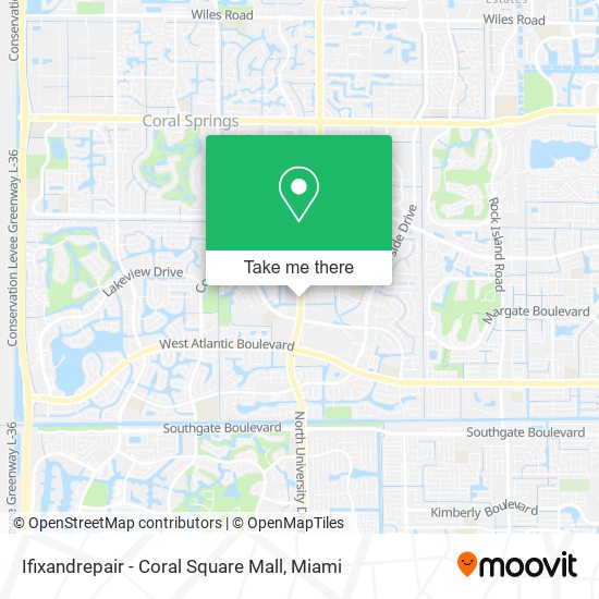 Ifixandrepair - Coral Square Mall map