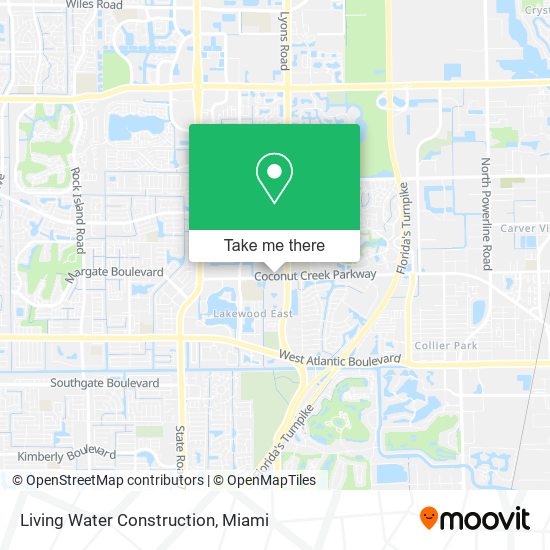 Living Water Construction map