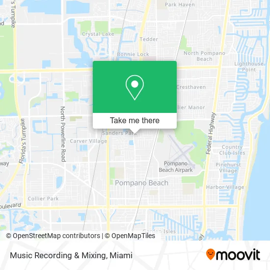 Music Recording & Mixing map
