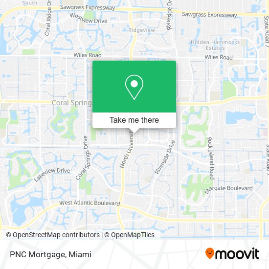 Mapa de PNC Mortgage