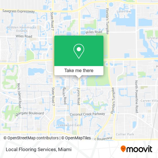 Local Flooring Services map