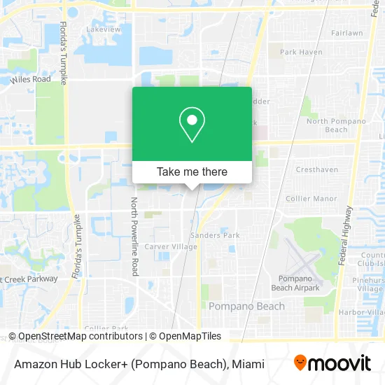Amazon Hub Locker+ (Pompano Beach) map