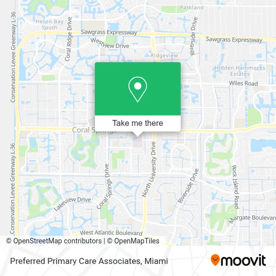 Preferred Primary Care Associates map