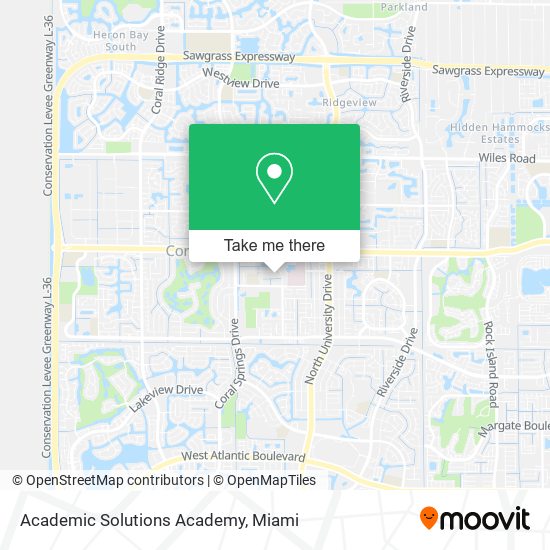 Academic Solutions Academy map
