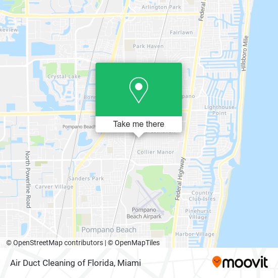 Air Duct Cleaning of Florida map