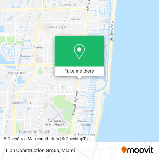 Lion Construction Group map