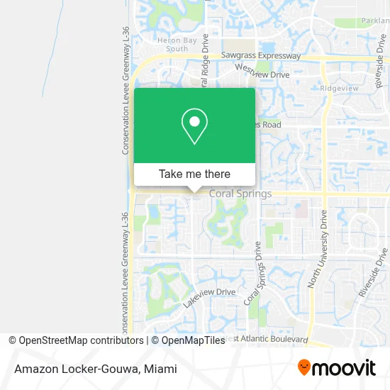 Amazon Locker-Gouwa map
