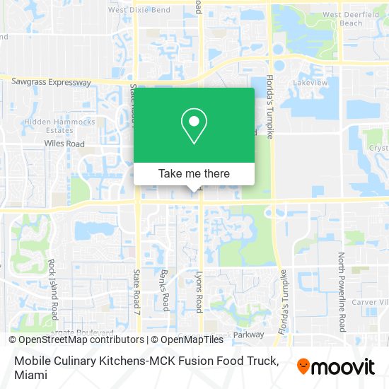 Mobile Culinary Kitchens-MCK Fusion Food Truck map