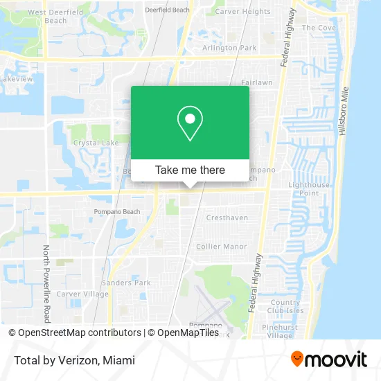 Mapa de Total by Verizon
