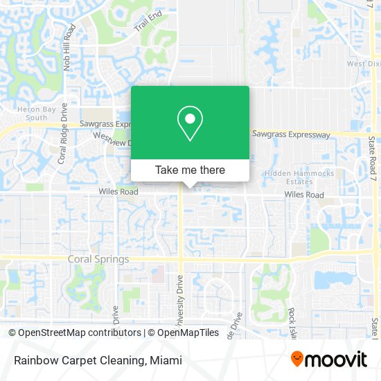 Rainbow Carpet Cleaning map