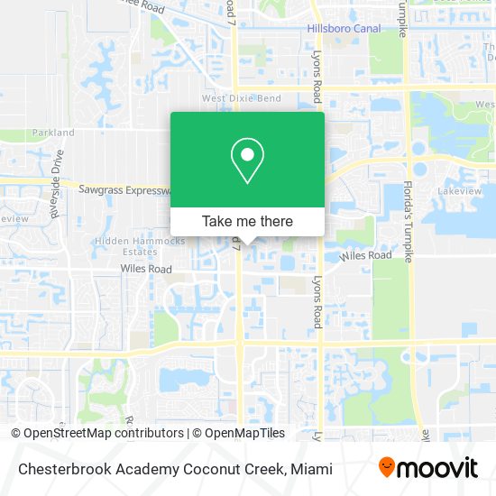 Mapa de Chesterbrook Academy Coconut Creek