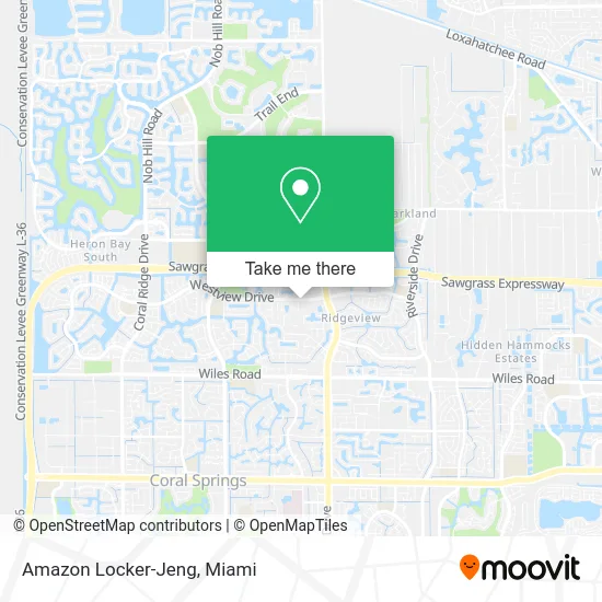 Amazon Locker-Jeng map