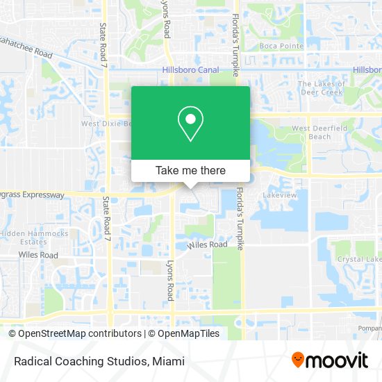 Radical Coaching Studios map